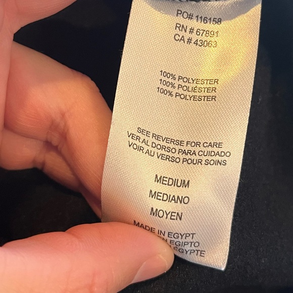 Carolina Panthers hoodie men’s Medium NFL New Era Team Apparel black combine - Picture 8 of 10